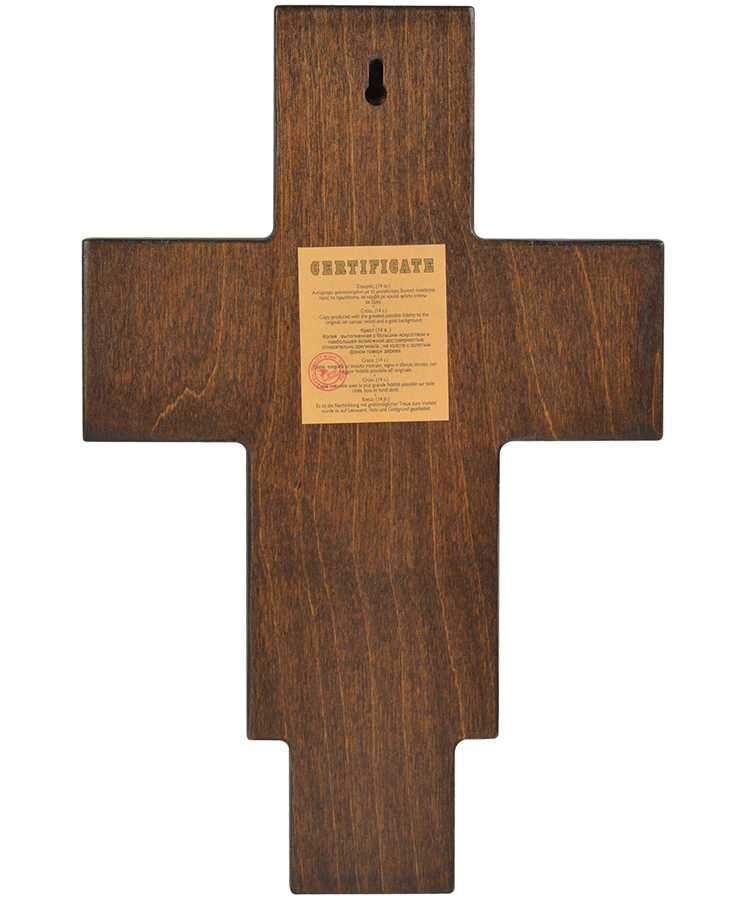 Wooden Holy Cross – Byzantine Crucifix of Jesus Christ - Image 3